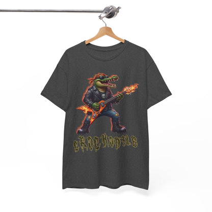 Crocodile Rock Guitar Tee — Vintage Rock Alligator Graphic T-Shirt