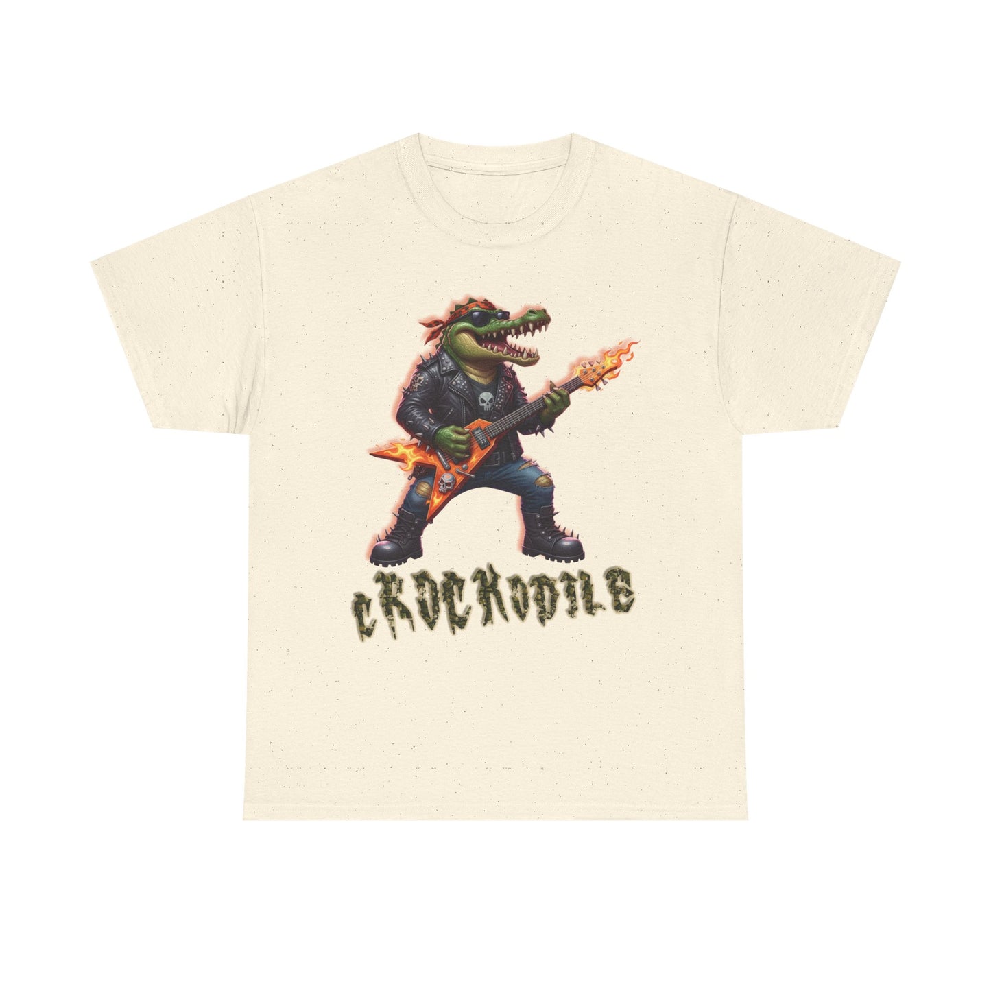 Crocodile Rock Guitar Tee — Vintage Rock Alligator Graphic T-Shirt