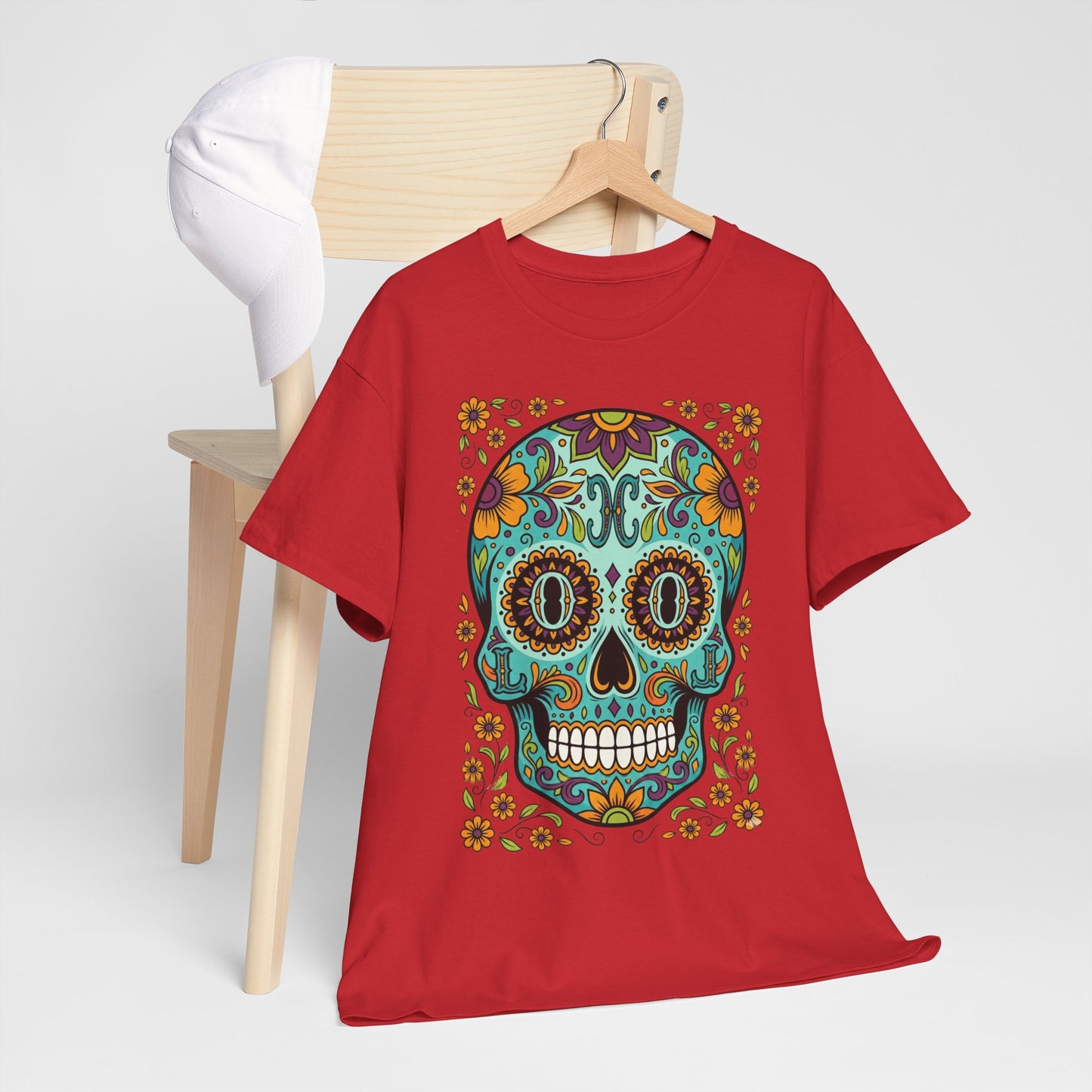 Mexican Loco Skull T‑Shirt — "Loco" Day of the Dead Graphic Tee
