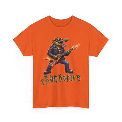 Crocodile Rock Guitar Tee — Vintage Rock Alligator Graphic T-Shirt