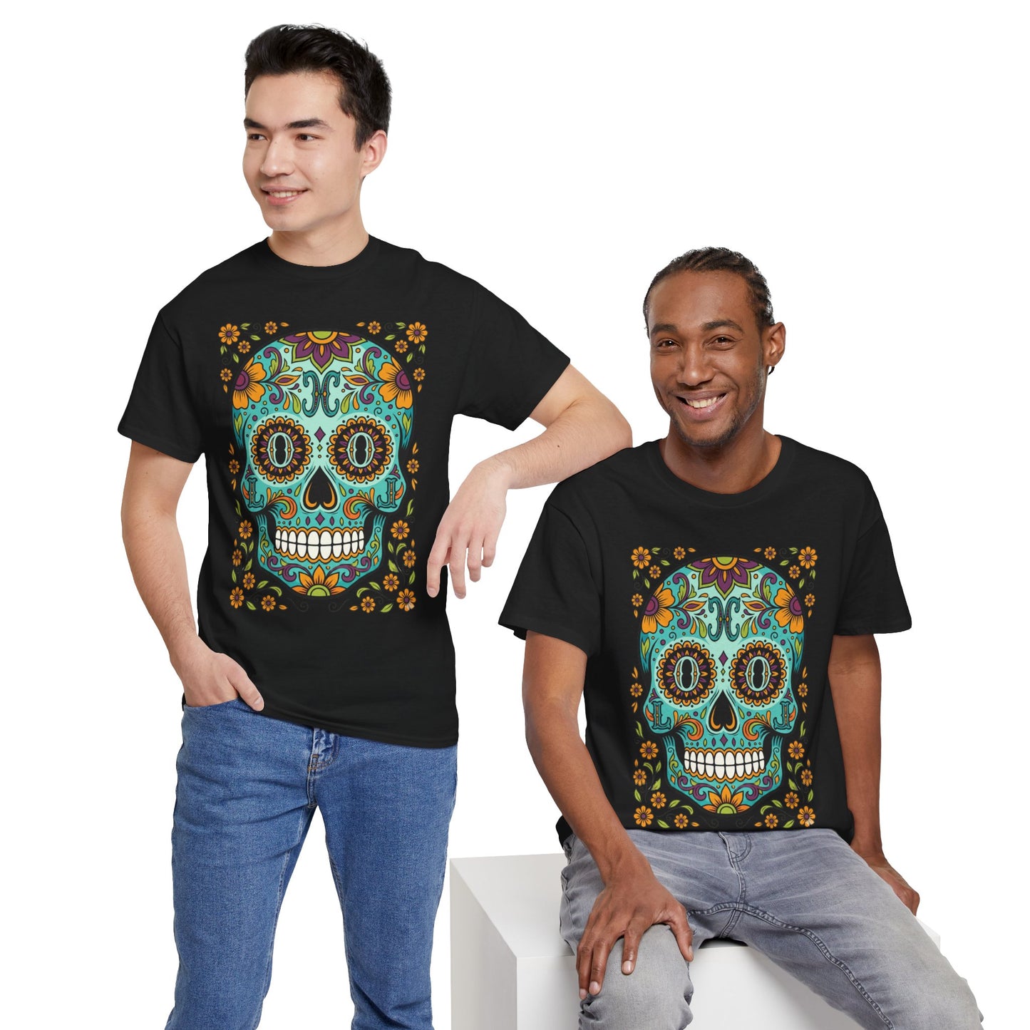 Mexican Loco Skull T‑Shirt — "Loco" Day of the Dead Graphic Tee