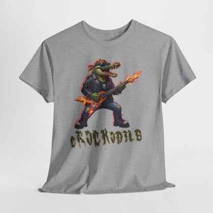 Crocodile Rock Guitar Tee — Vintage Rock Alligator Graphic T-Shirt