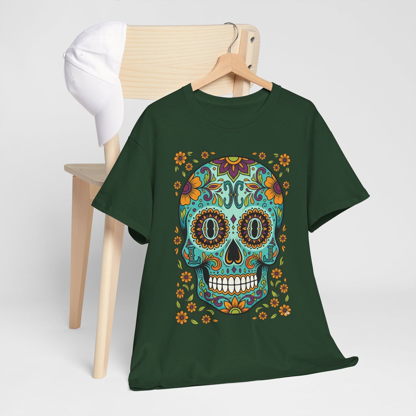 Mexican Loco Skull T‑Shirt — "Loco" Day of the Dead Graphic Tee