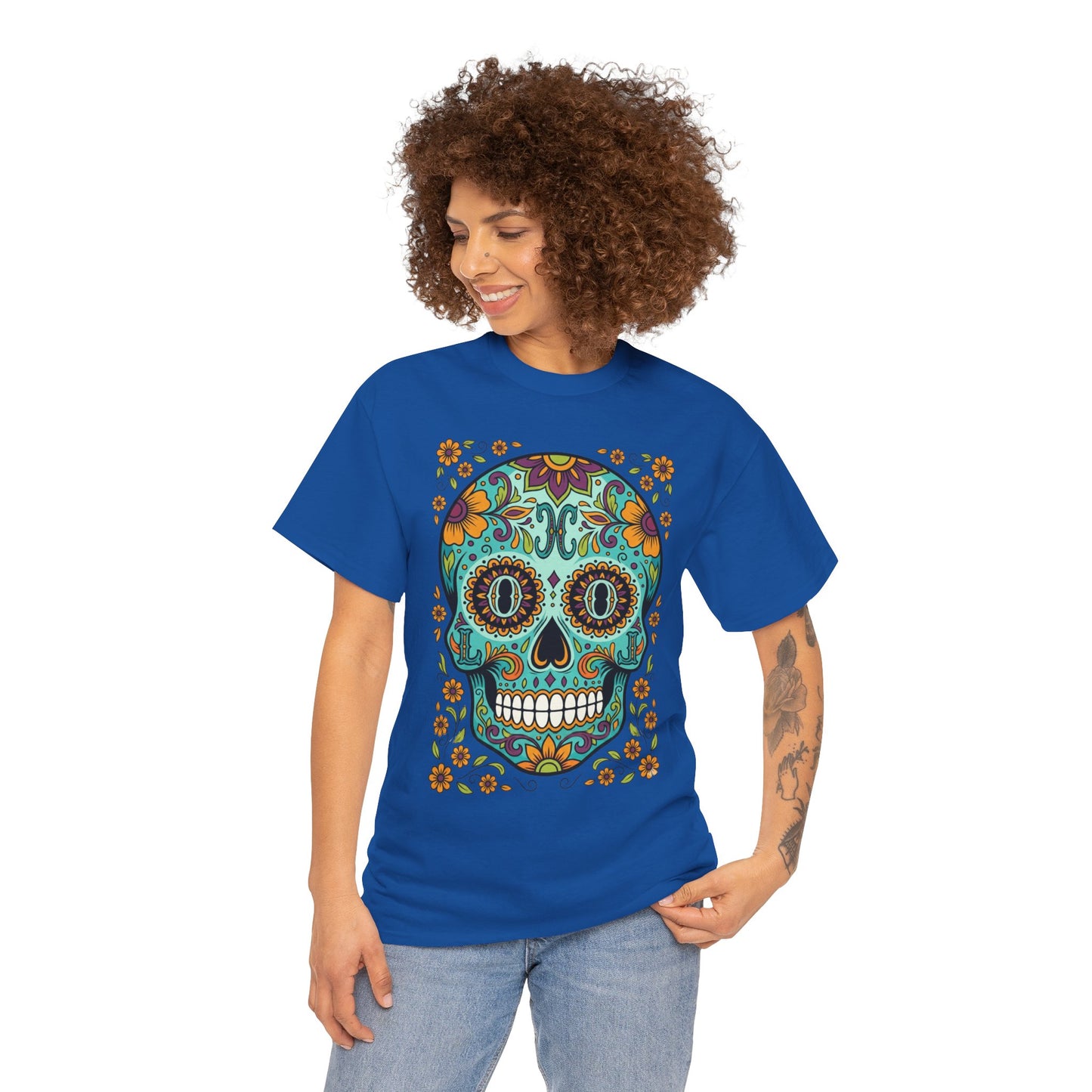 Mexican Loco Skull T‑Shirt — "Loco" Day of the Dead Graphic Tee