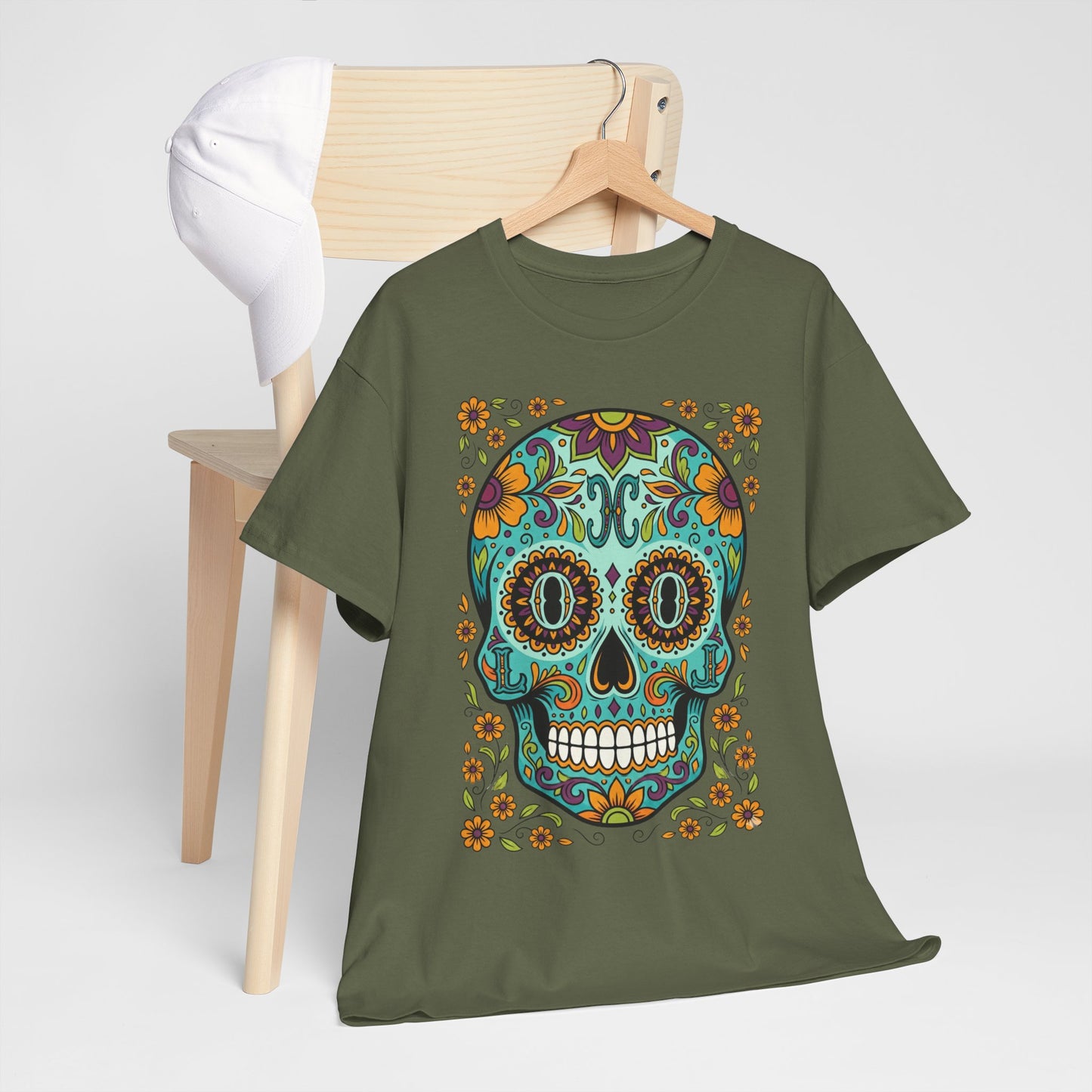 Mexican Loco Skull T‑Shirt — "Loco" Day of the Dead Graphic Tee