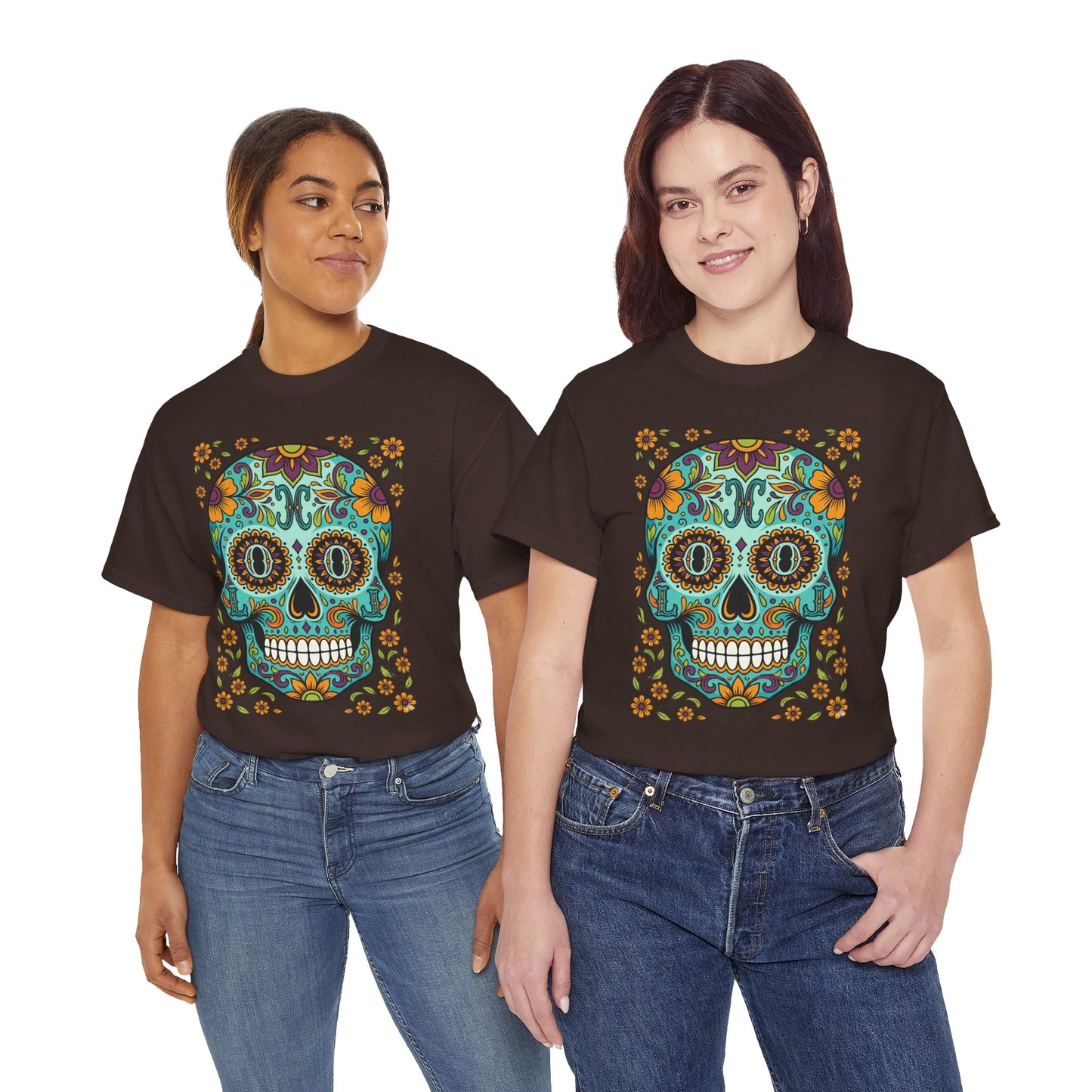 Mexican Loco Skull T‑Shirt — "Loco" Day of the Dead Graphic Tee