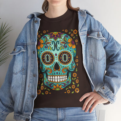Mexican Loco Skull T‑Shirt — "Loco" Day of the Dead Graphic Tee