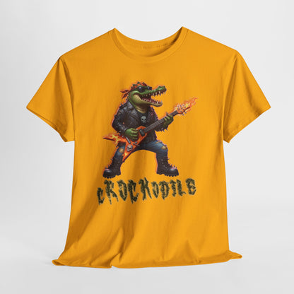 Crocodile Rock Guitar Tee — Vintage Rock Alligator Graphic T-Shirt