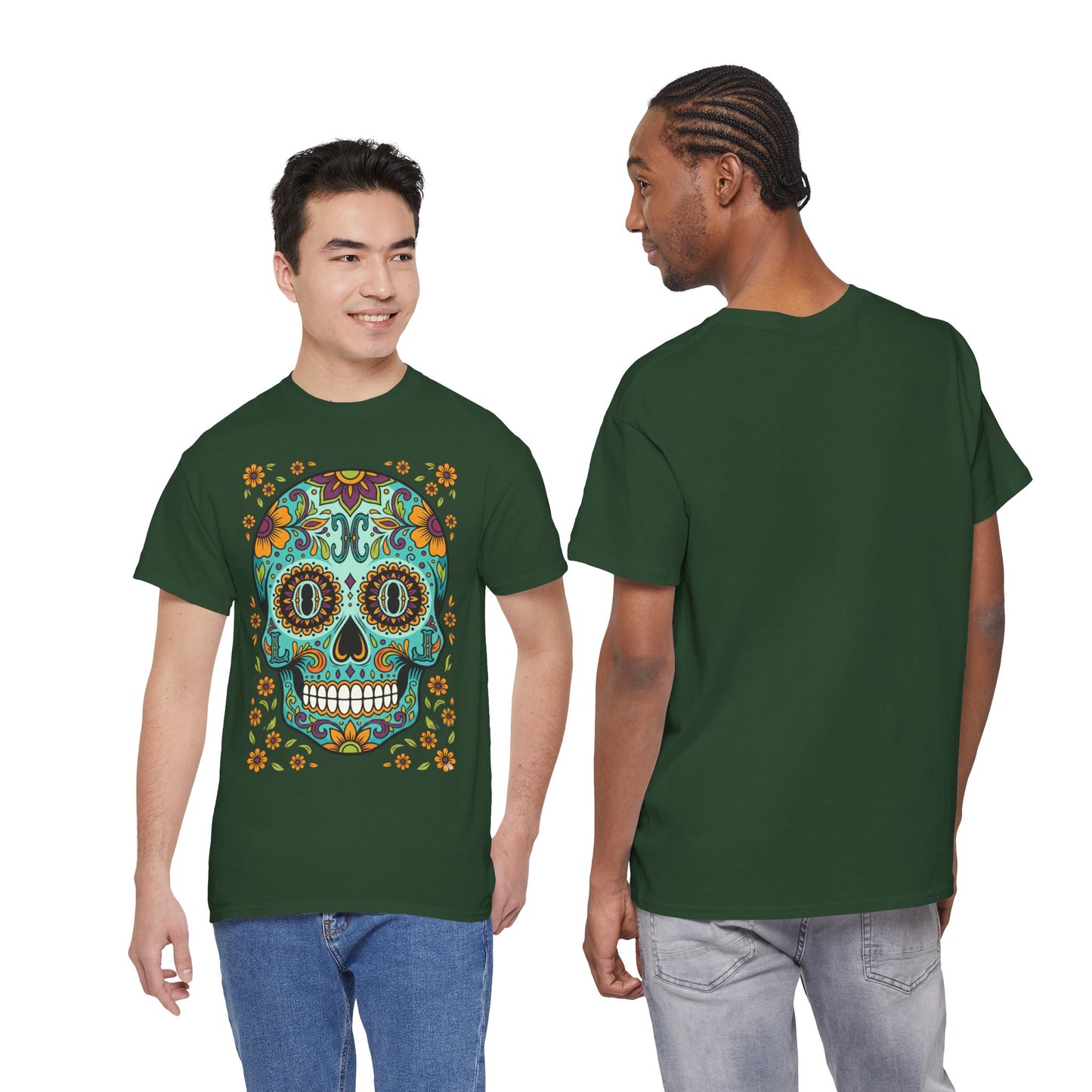 Mexican Loco Skull T‑Shirt — "Loco" Day of the Dead Graphic Tee
