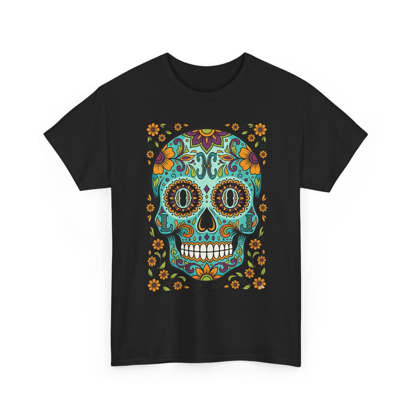 Mexican Loco Skull T‑Shirt — "Loco" Day of the Dead Graphic Tee