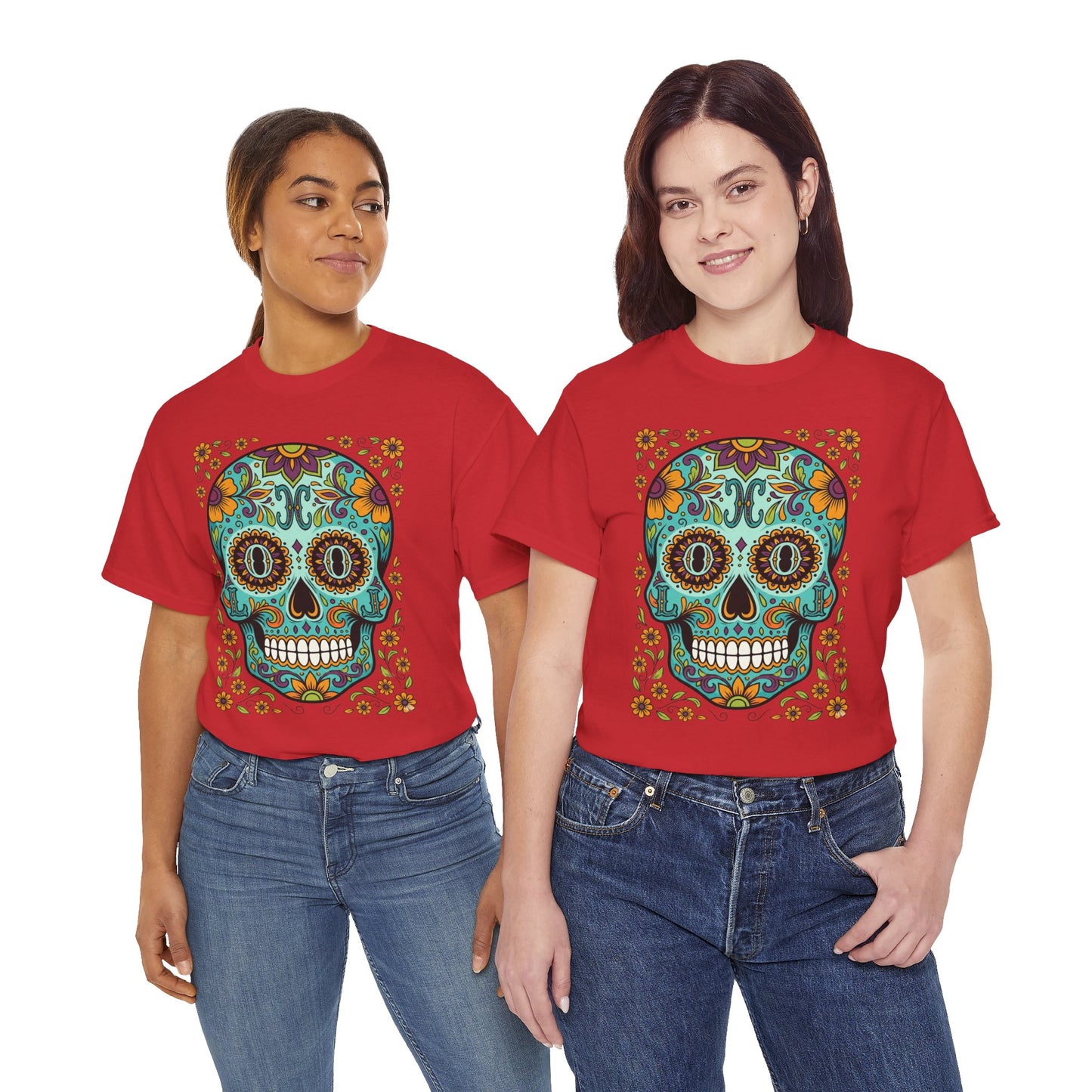 Mexican Loco Skull T‑Shirt — "Loco" Day of the Dead Graphic Tee