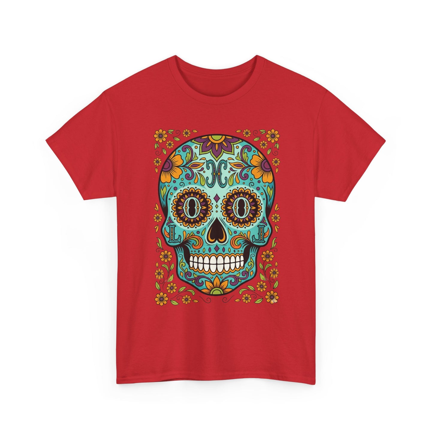 Mexican Loco Skull T‑Shirt — "Loco" Day of the Dead Graphic Tee