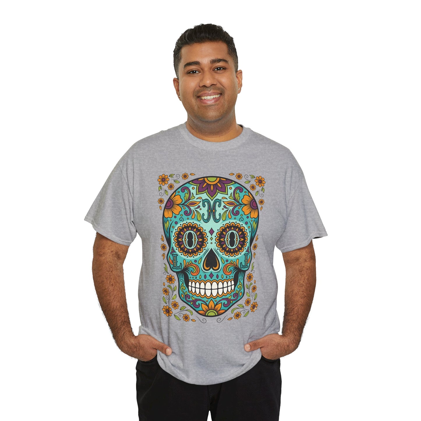 Mexican Loco Skull T‑Shirt — "Loco" Day of the Dead Graphic Tee