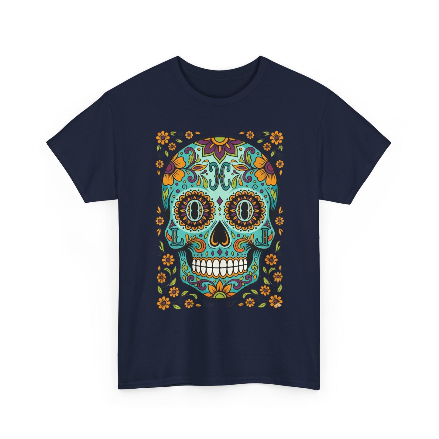 Mexican Loco Skull T‑Shirt — "Loco" Day of the Dead Graphic Tee
