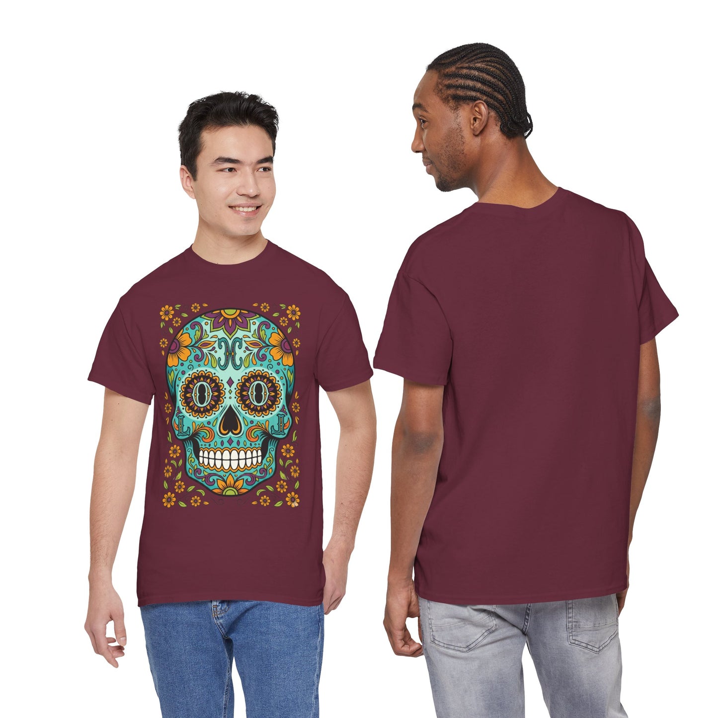 Mexican Loco Skull T‑Shirt — "Loco" Day of the Dead Graphic Tee