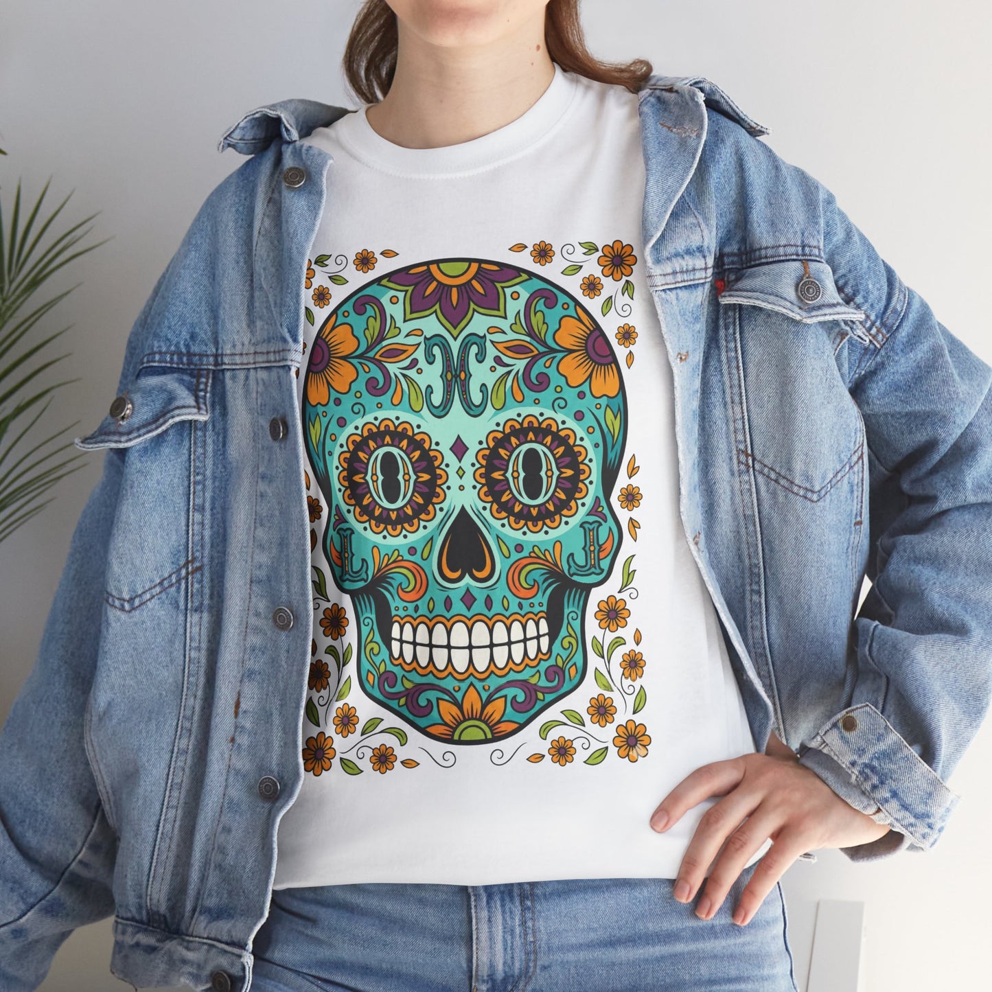 Mexican Loco Skull T‑Shirt — "Loco" Day of the Dead Graphic Tee