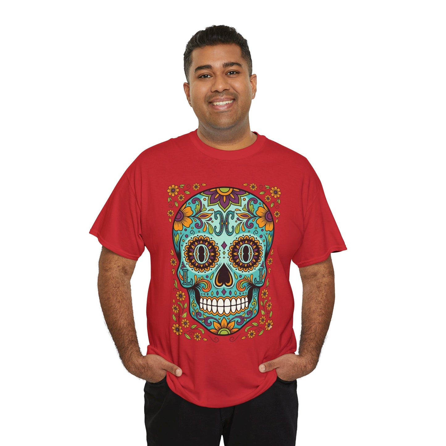 Mexican Loco Skull T‑Shirt — "Loco" Day of the Dead Graphic Tee