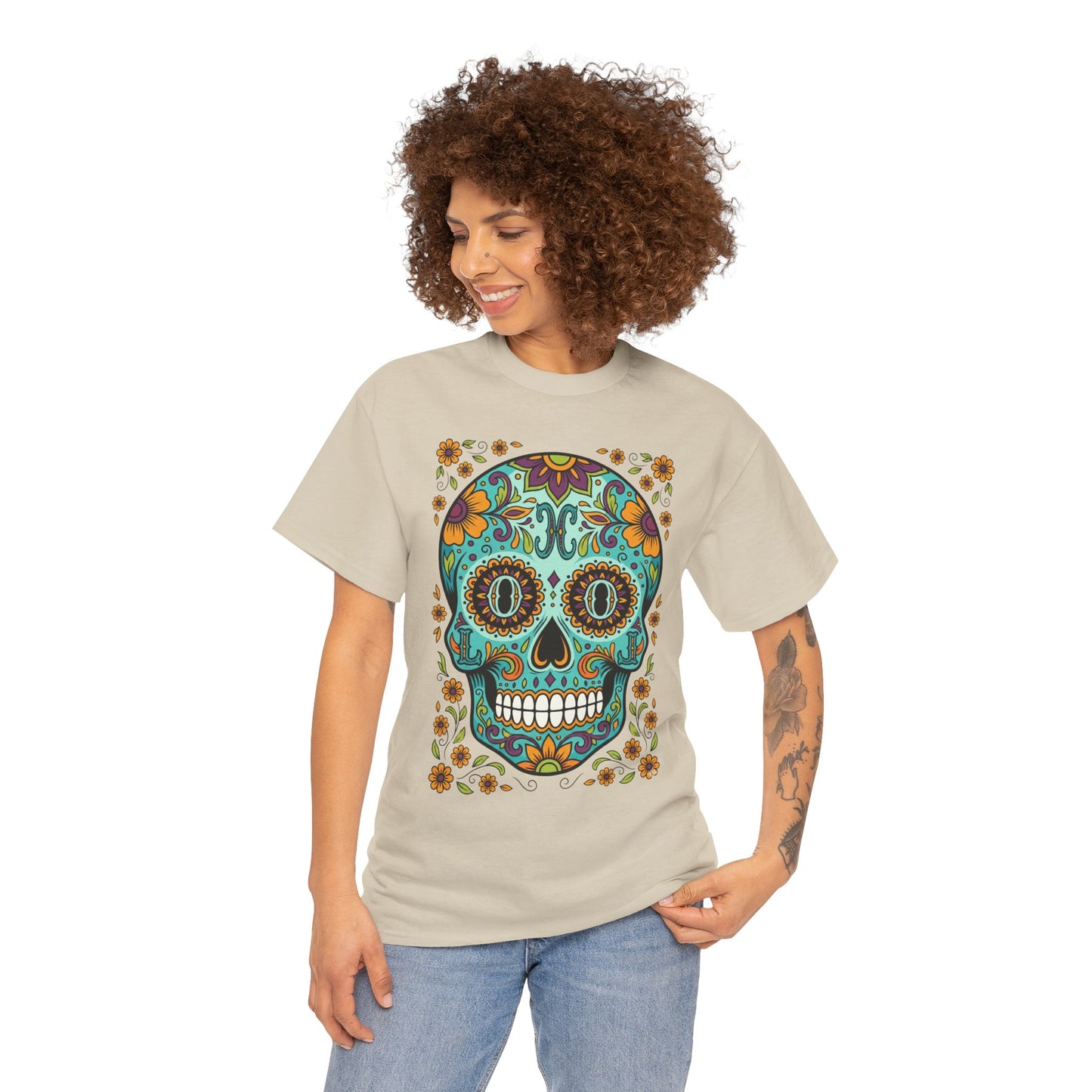 Mexican Loco Skull T‑Shirt — "Loco" Day of the Dead Graphic Tee