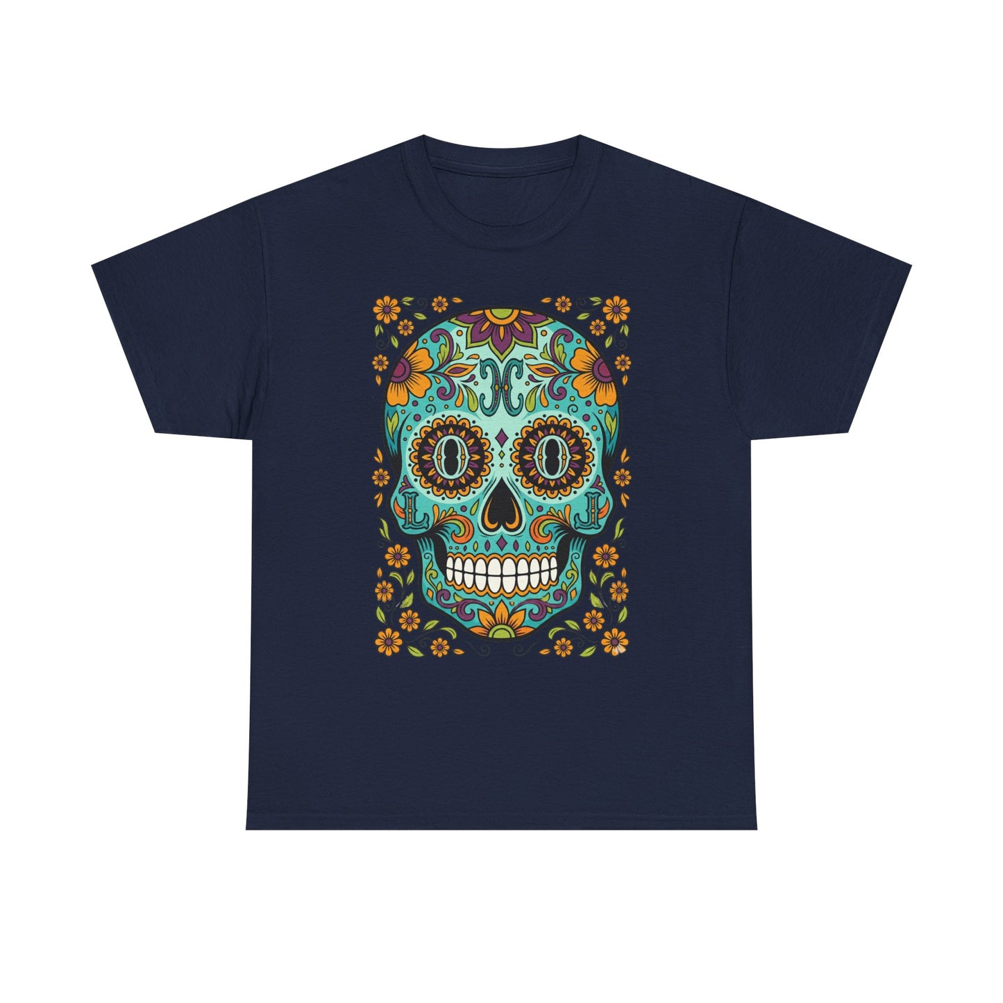 Mexican Loco Skull T‑Shirt — "Loco" Day of the Dead Graphic Tee