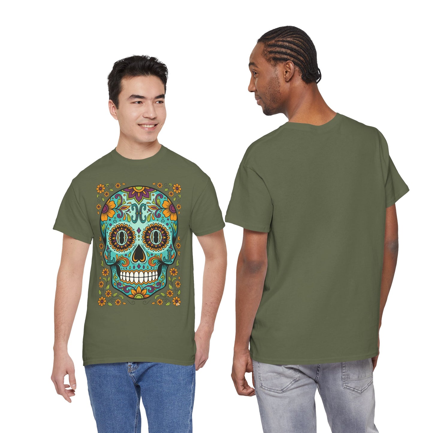Mexican Loco Skull T‑Shirt — "Loco" Day of the Dead Graphic Tee