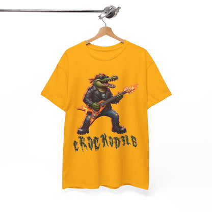 Crocodile Rock Guitar Tee — Vintage Rock Alligator Graphic T-Shirt