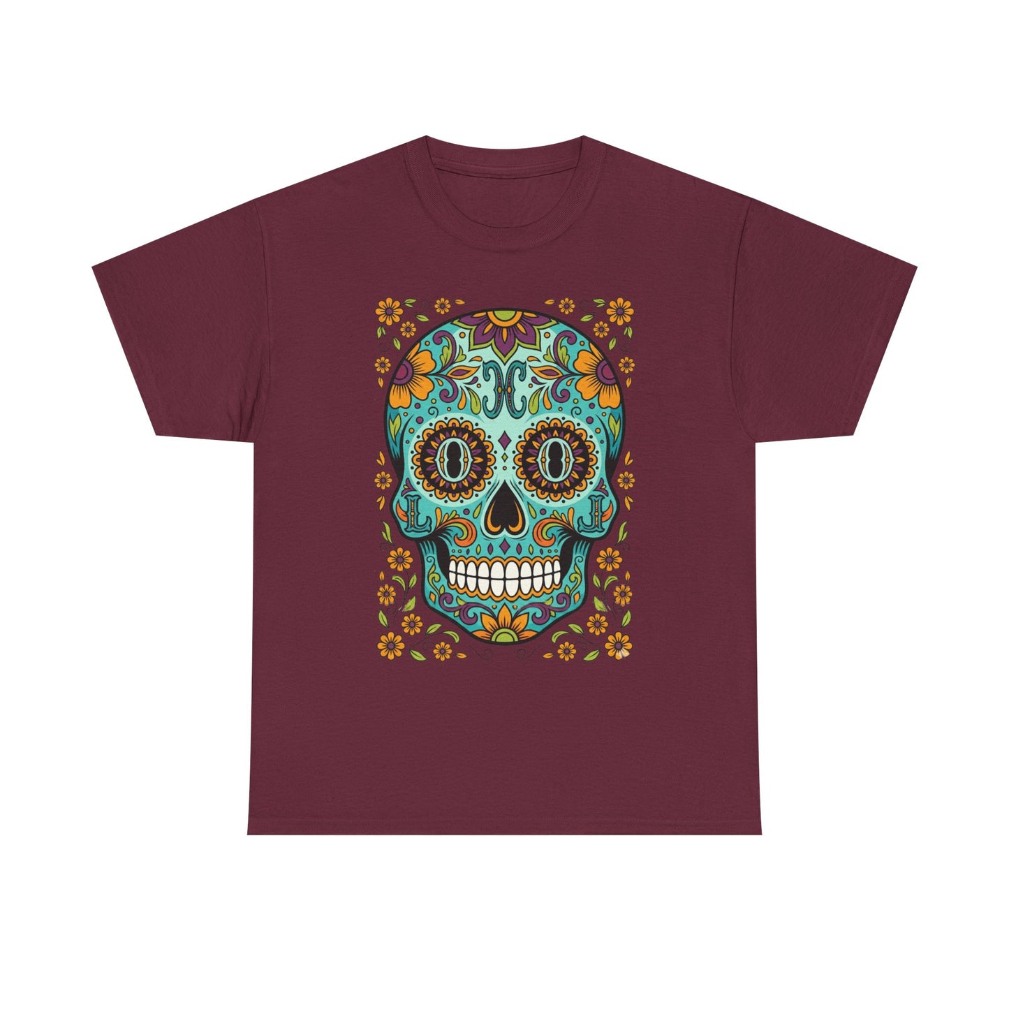 Mexican Loco Skull T‑Shirt — "Loco" Day of the Dead Graphic Tee