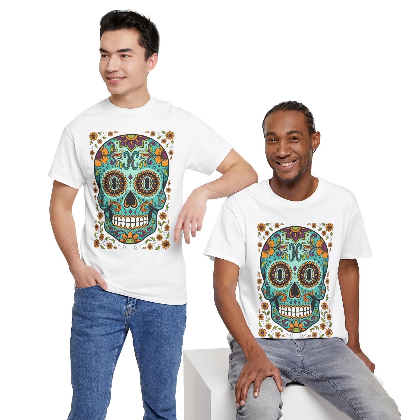 Mexican Loco Skull T‑Shirt — "Loco" Day of the Dead Graphic Tee