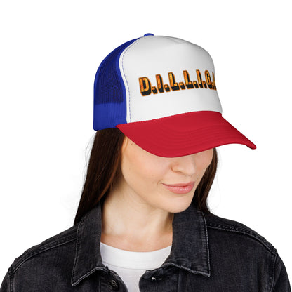 D.I.L.L.I.G.A.F. Trucker Cap — Bold Casual Mesh Back Hat for Everyday Wear