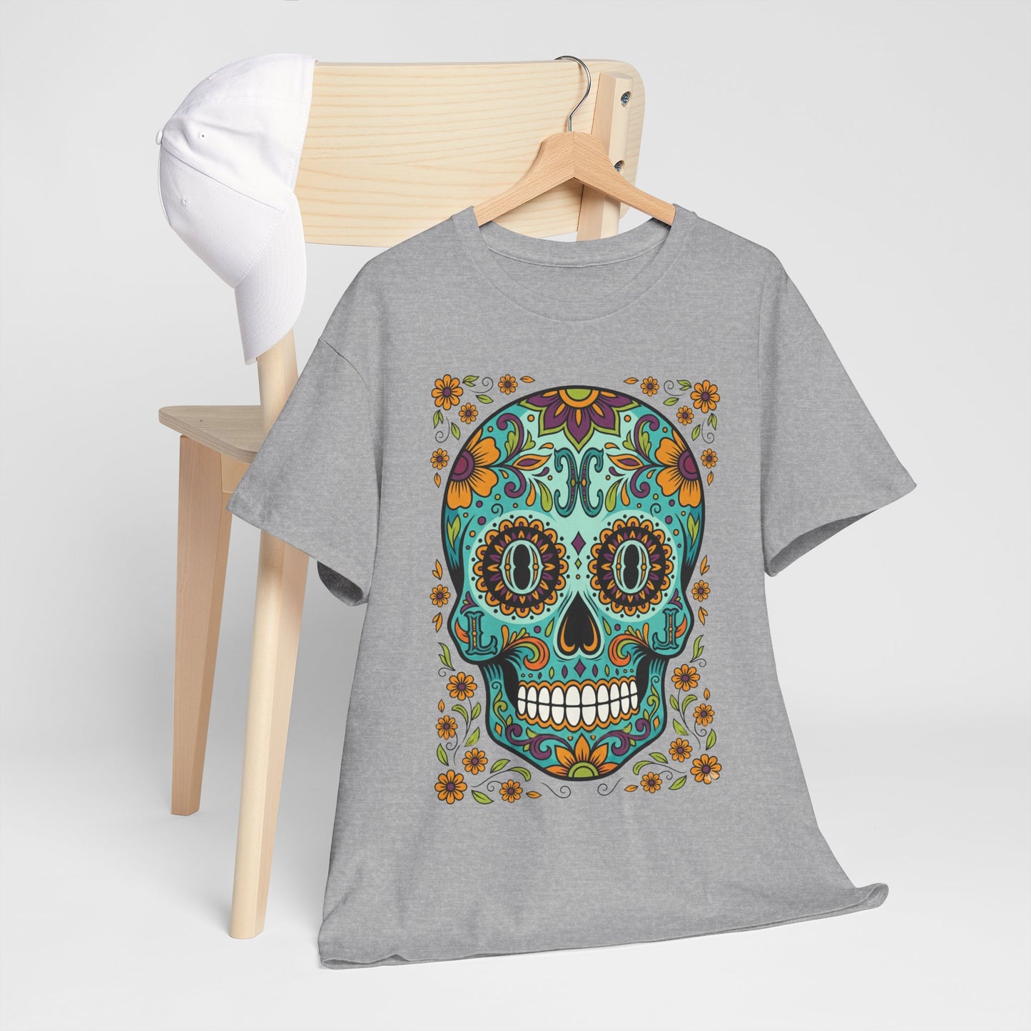 Mexican Loco Skull T‑Shirt — "Loco" Day of the Dead Graphic Tee
