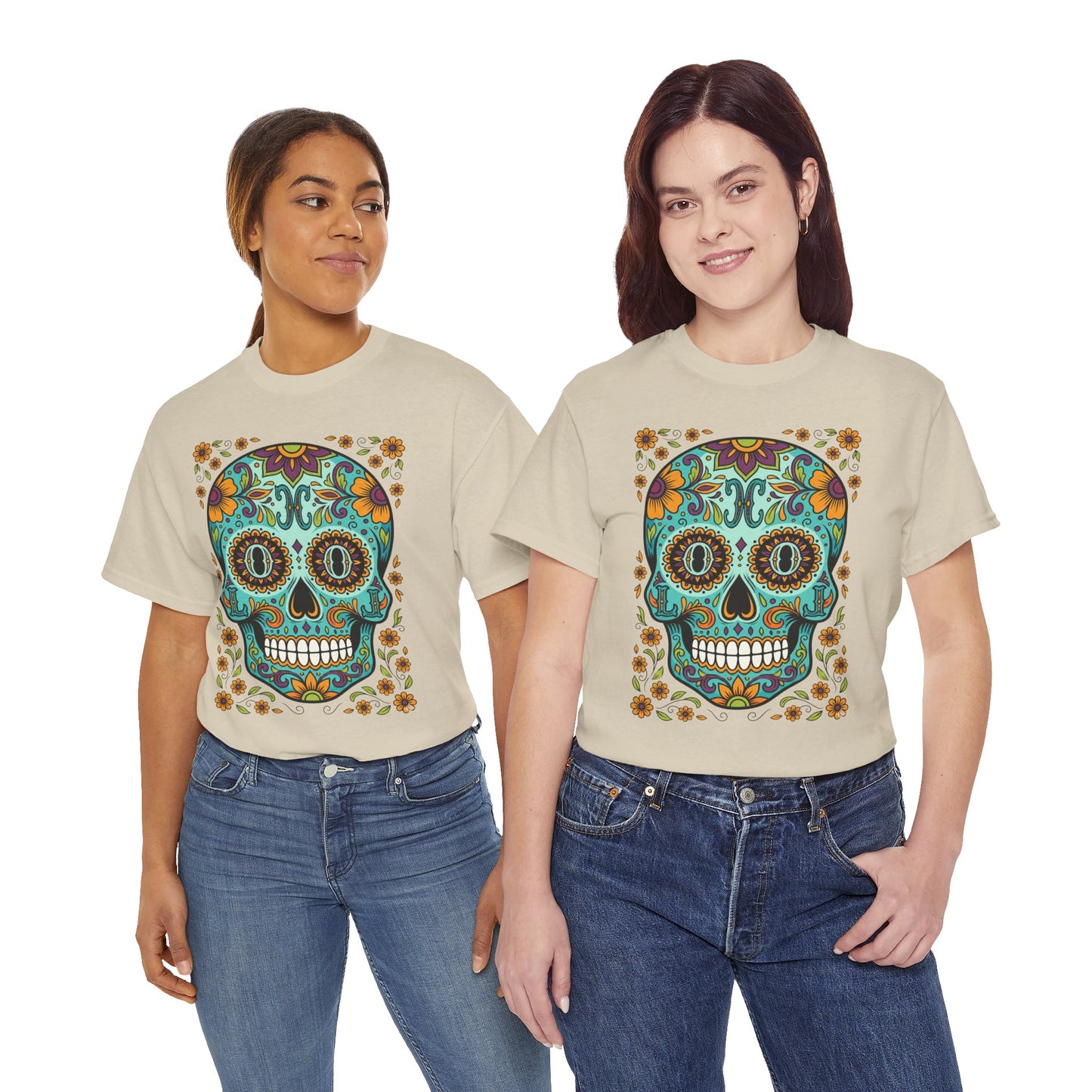 Mexican Loco Skull T‑Shirt — "Loco" Day of the Dead Graphic Tee