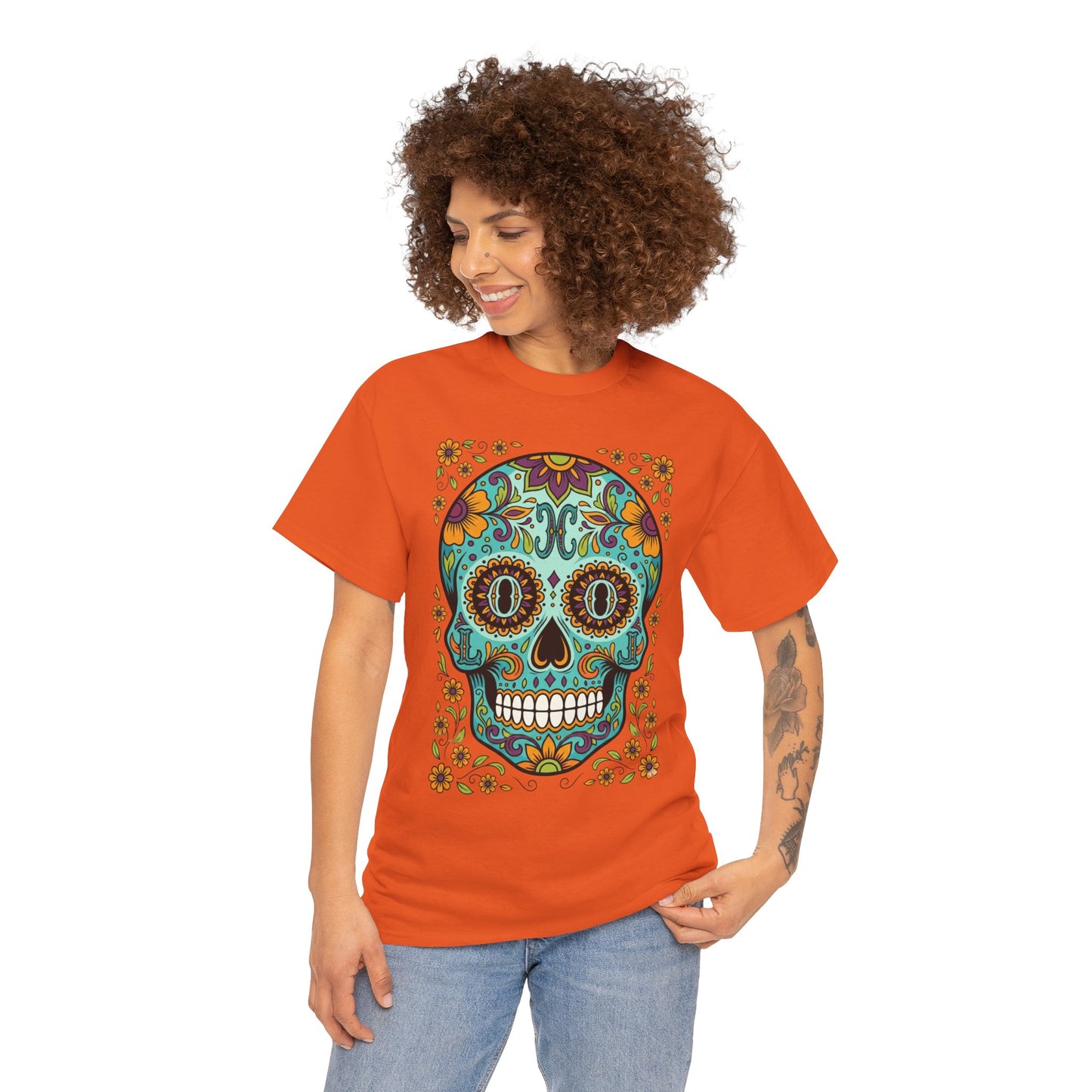 Mexican Loco Skull T‑Shirt — "Loco" Day of the Dead Graphic Tee