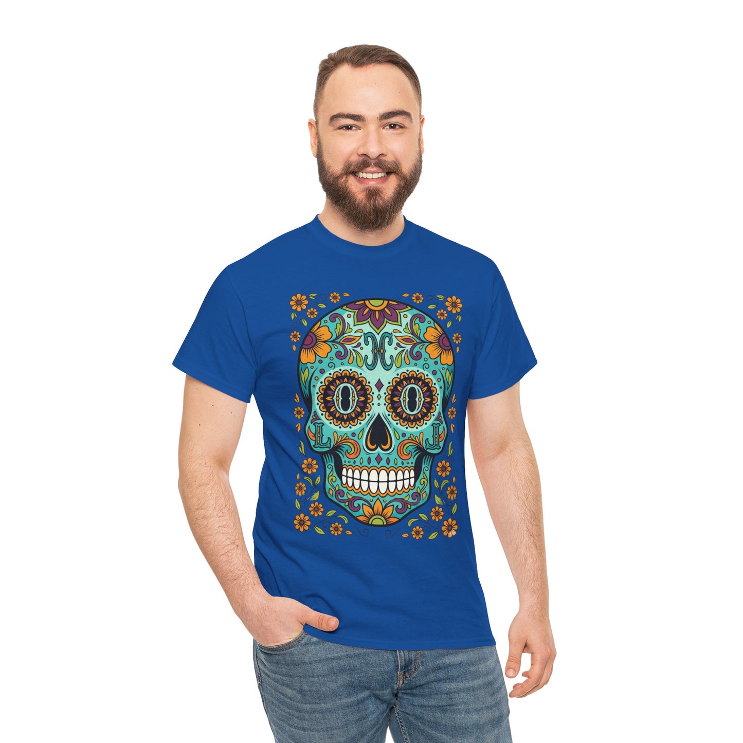 Mexican Loco Skull T‑Shirt — "Loco" Day of the Dead Graphic Tee