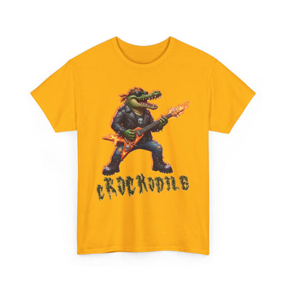 Crocodile Rock Guitar Tee — Vintage Rock Alligator Graphic T-Shirt