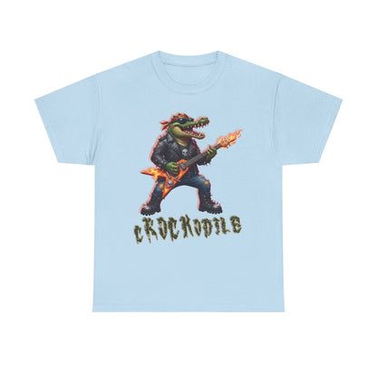 Crocodile Rock Guitar Tee — Vintage Rock Alligator Graphic T-Shirt
