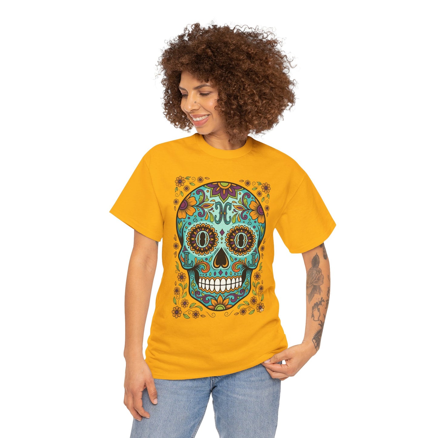 Mexican Loco Skull T‑Shirt — "Loco" Day of the Dead Graphic Tee