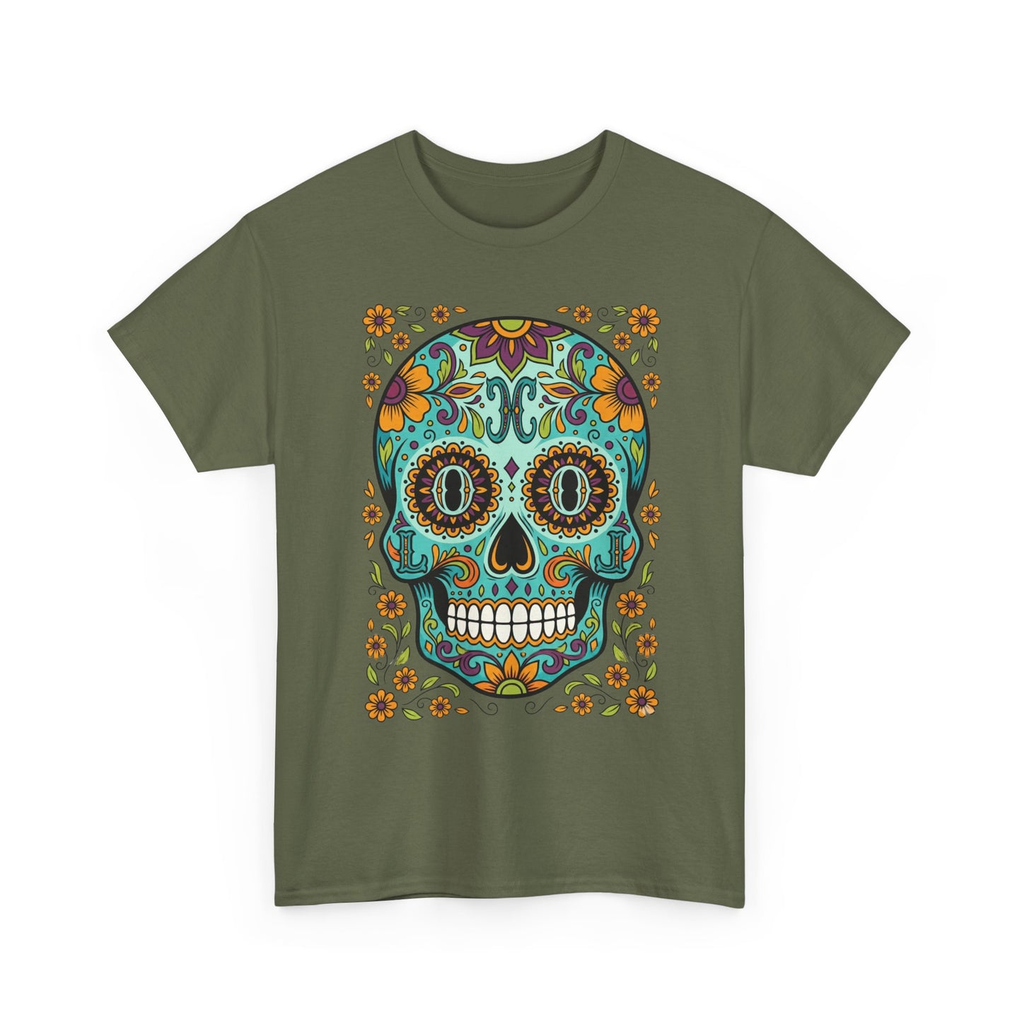 Mexican Loco Skull T‑Shirt — "Loco" Day of the Dead Graphic Tee