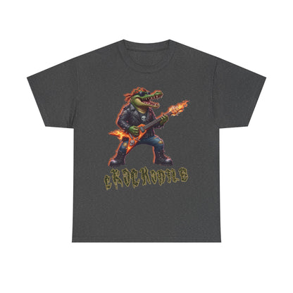 Crocodile Rock Guitar Tee — Vintage Rock Alligator Graphic T-Shirt