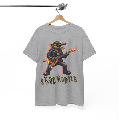 Crocodile Rock Guitar Tee — Vintage Rock Alligator Graphic T-Shirt