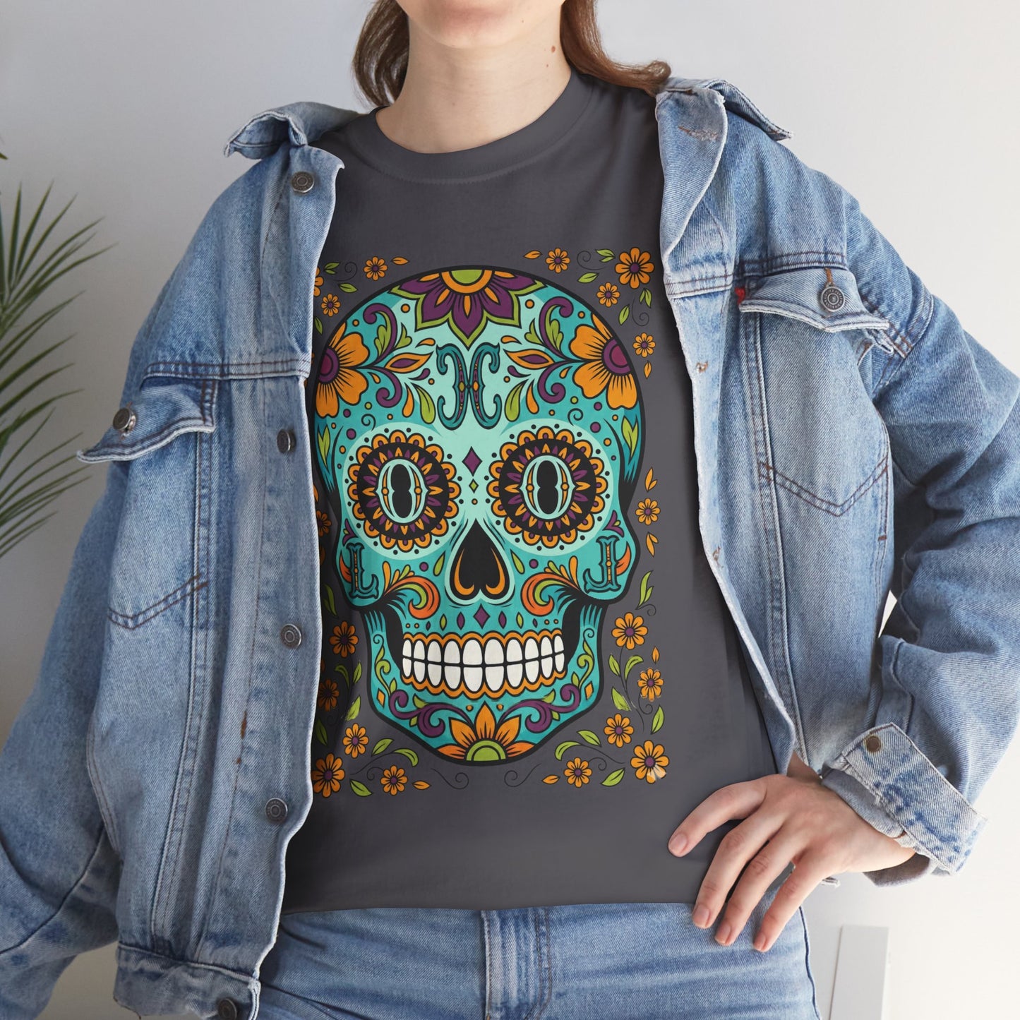 Mexican Loco Skull T‑Shirt — "Loco" Day of the Dead Graphic Tee