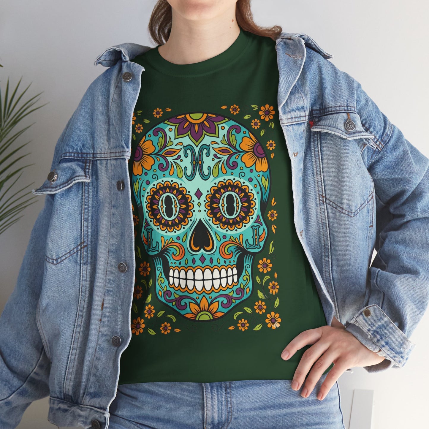 Mexican Loco Skull T‑Shirt — "Loco" Day of the Dead Graphic Tee