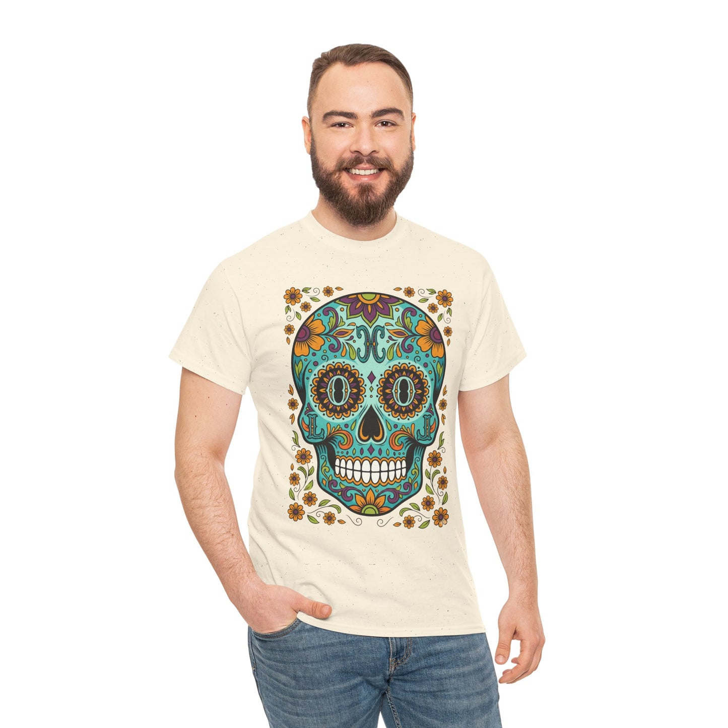 Mexican Loco Skull T‑Shirt — "Loco" Day of the Dead Graphic Tee
