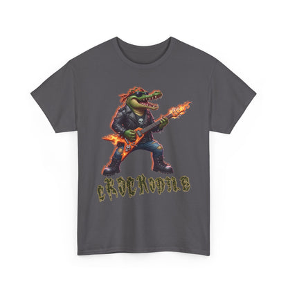 Crocodile Rock Guitar Tee — Vintage Rock Alligator Graphic T-Shirt