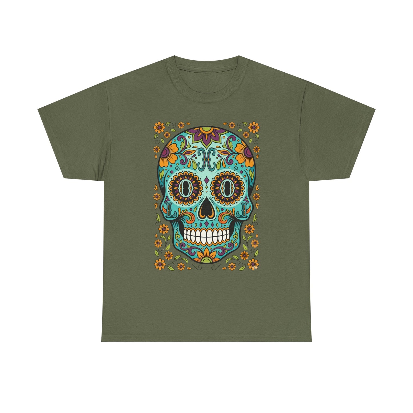 Mexican Loco Skull T‑Shirt — "Loco" Day of the Dead Graphic Tee