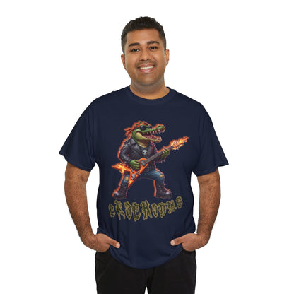 Crocodile Rock Guitar Tee — Vintage Rock Alligator Graphic T-Shirt