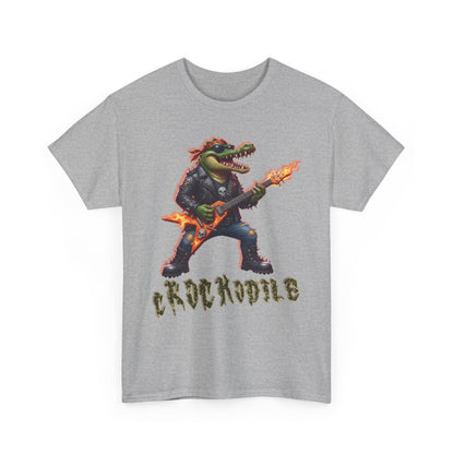 Crocodile Rock Guitar Tee — Vintage Rock Alligator Graphic T-Shirt