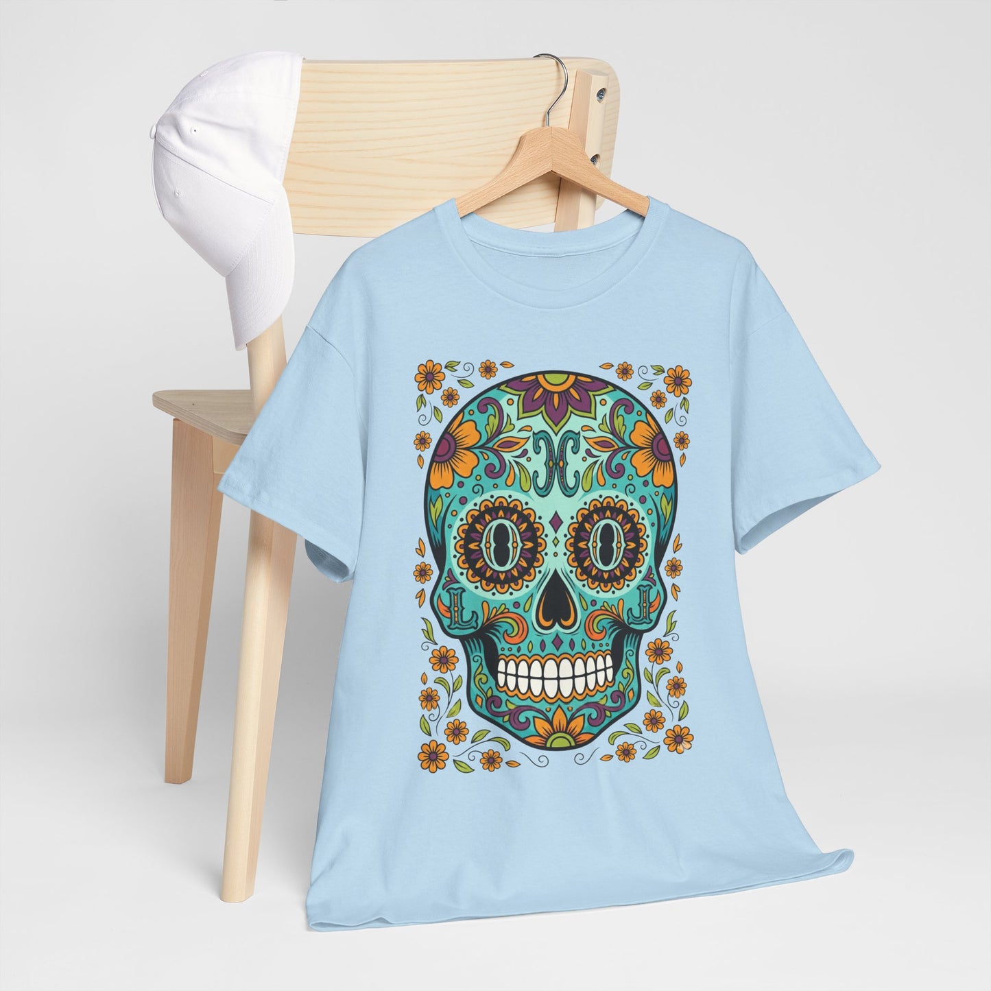 Mexican Loco Skull T‑Shirt — "Loco" Day of the Dead Graphic Tee