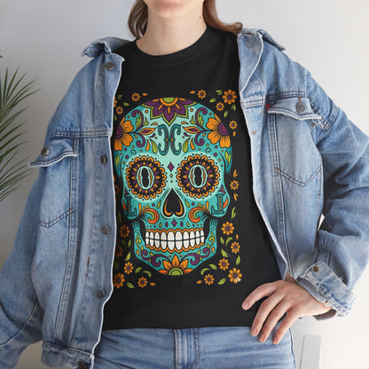 Mexican Loco Skull T‑Shirt — "Loco" Day of the Dead Graphic Tee