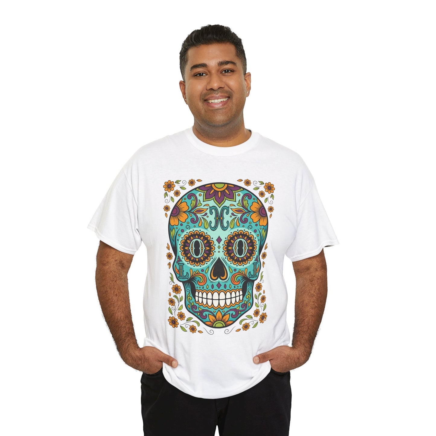 Mexican Loco Skull T‑Shirt — "Loco" Day of the Dead Graphic Tee