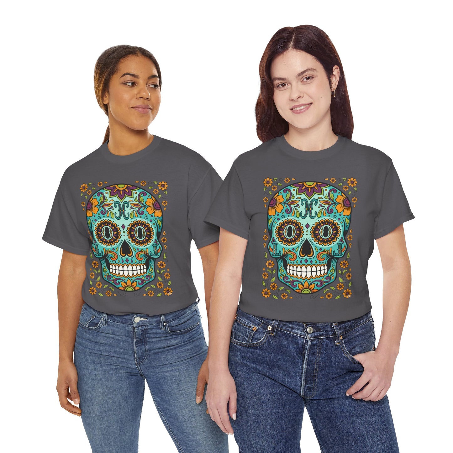 Mexican Loco Skull T‑Shirt — "Loco" Day of the Dead Graphic Tee