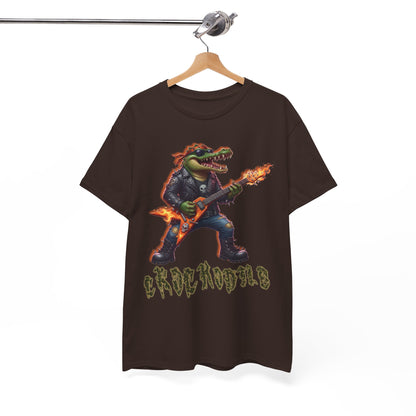 Crocodile Rock Guitar Tee — Vintage Rock Alligator Graphic T-Shirt